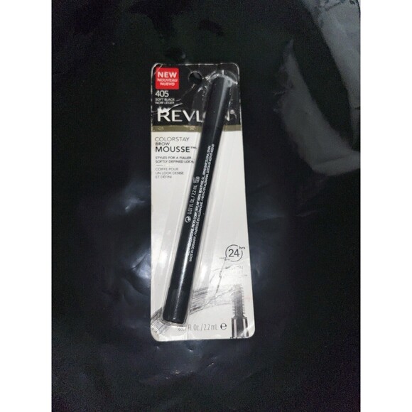 Revlon Colorstay #405 Soft Black Mousse One Twist Brow Styler .07 Fl oz/2.2 ml - Picture 1 of 1
